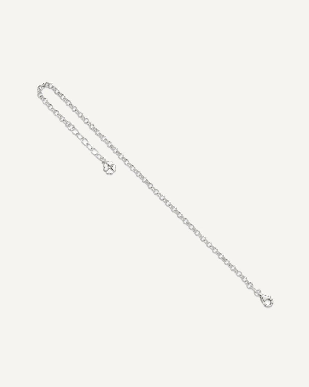 Sterling Silver Clover Dangle 9 inch Plus 1 inch Extender - Total 10 inch Anklet – View 7