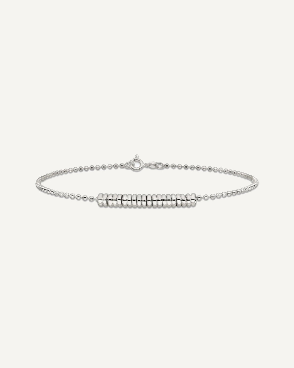 Sterling Silver 9inch Polished Fancy Love Ring Anklet – View 3