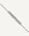 Sterling Silver 9inch Polished Fancy Love Ring Anklet – View 1