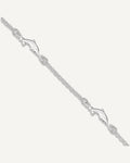 Sterling Silver Dolphin 5-Station 9 inch Plus 1 inch Extender - Total 10 inch Anklet – View 1