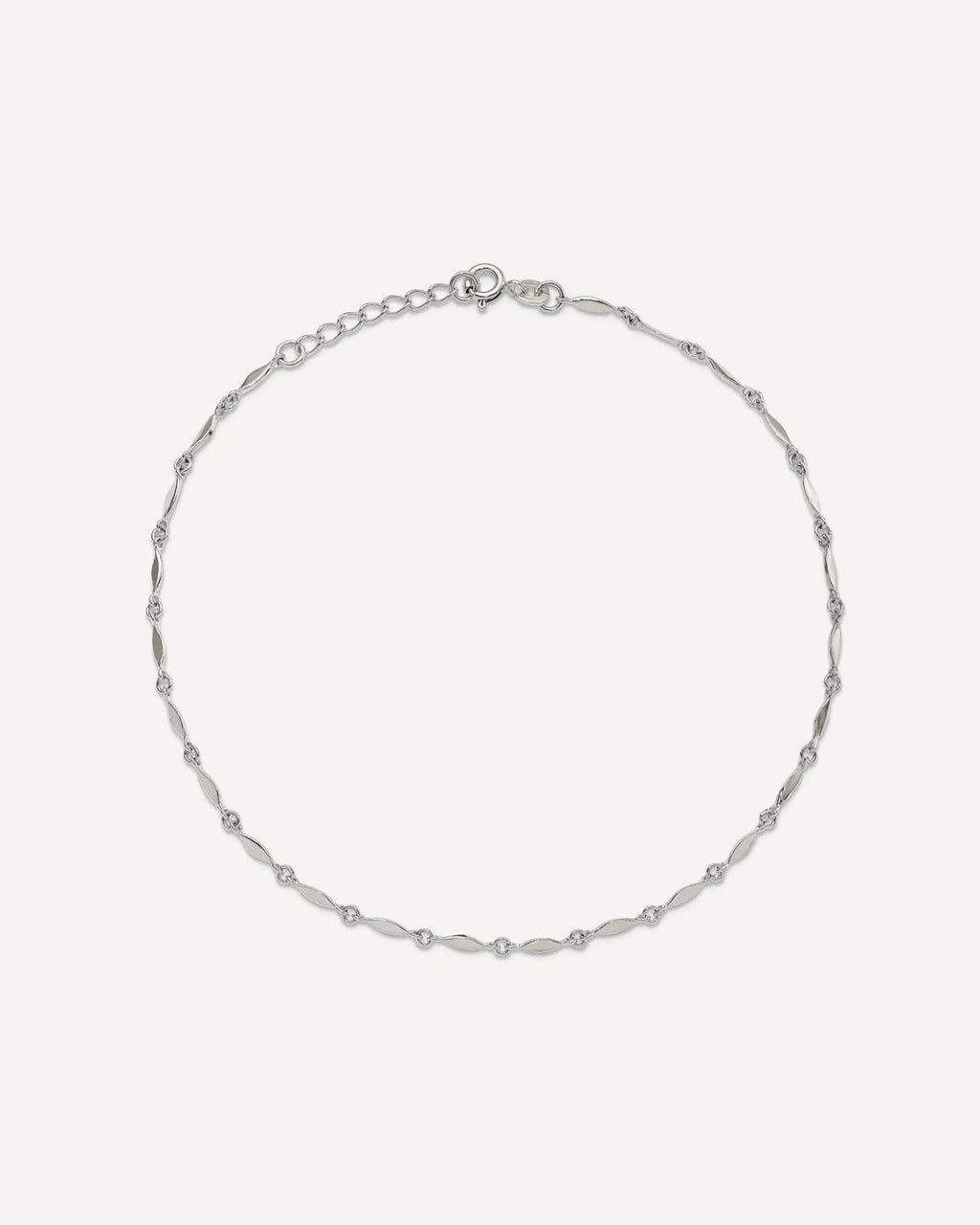Sterling Silver Fancy Link 10 inch Plus 1 inch Extender - Total 11 inch Anklet – View 6