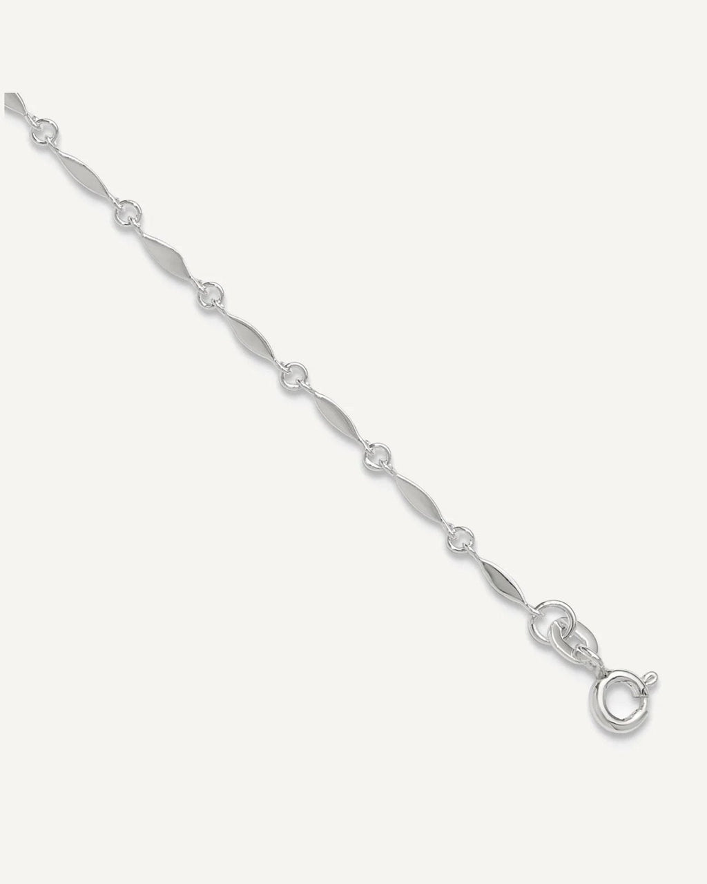 Sterling Silver Fancy Link 10 inch Plus 1 inch Extender - Total 11 inch Anklet – View 1