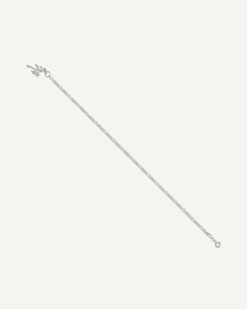 Sterling Silver Palm Tree Anklet – View 2