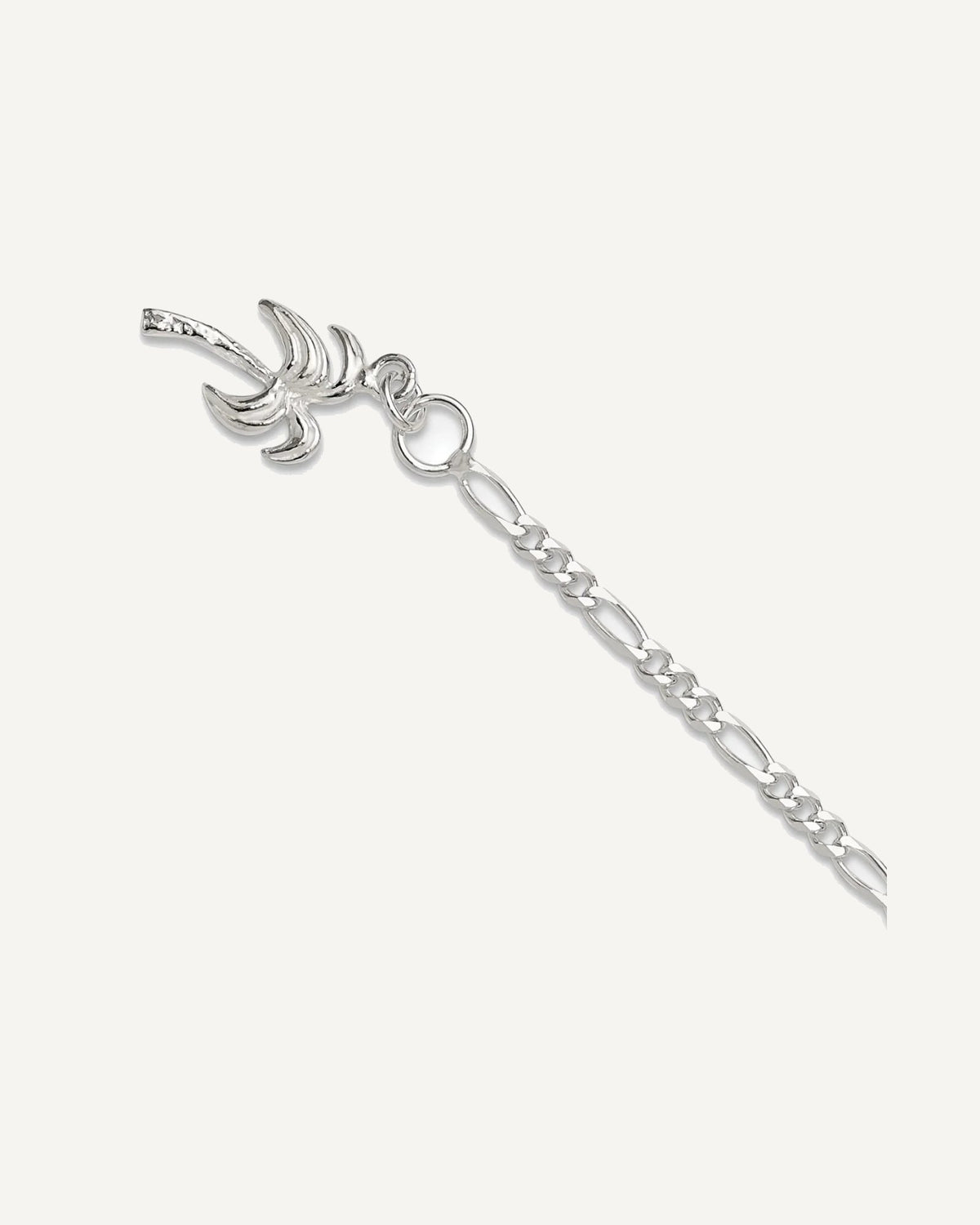 Sterling Silver Palm Tree Anklet – View 1