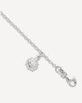 Sterling Silver Sun Charm 10 inch Plus 1 inch Extender - Total 11 inch Anklet – View 1