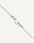 Sterling Silver Butterfly 9 inch Plus 1 inch Extender - Total 10 inch Anklet – View 1