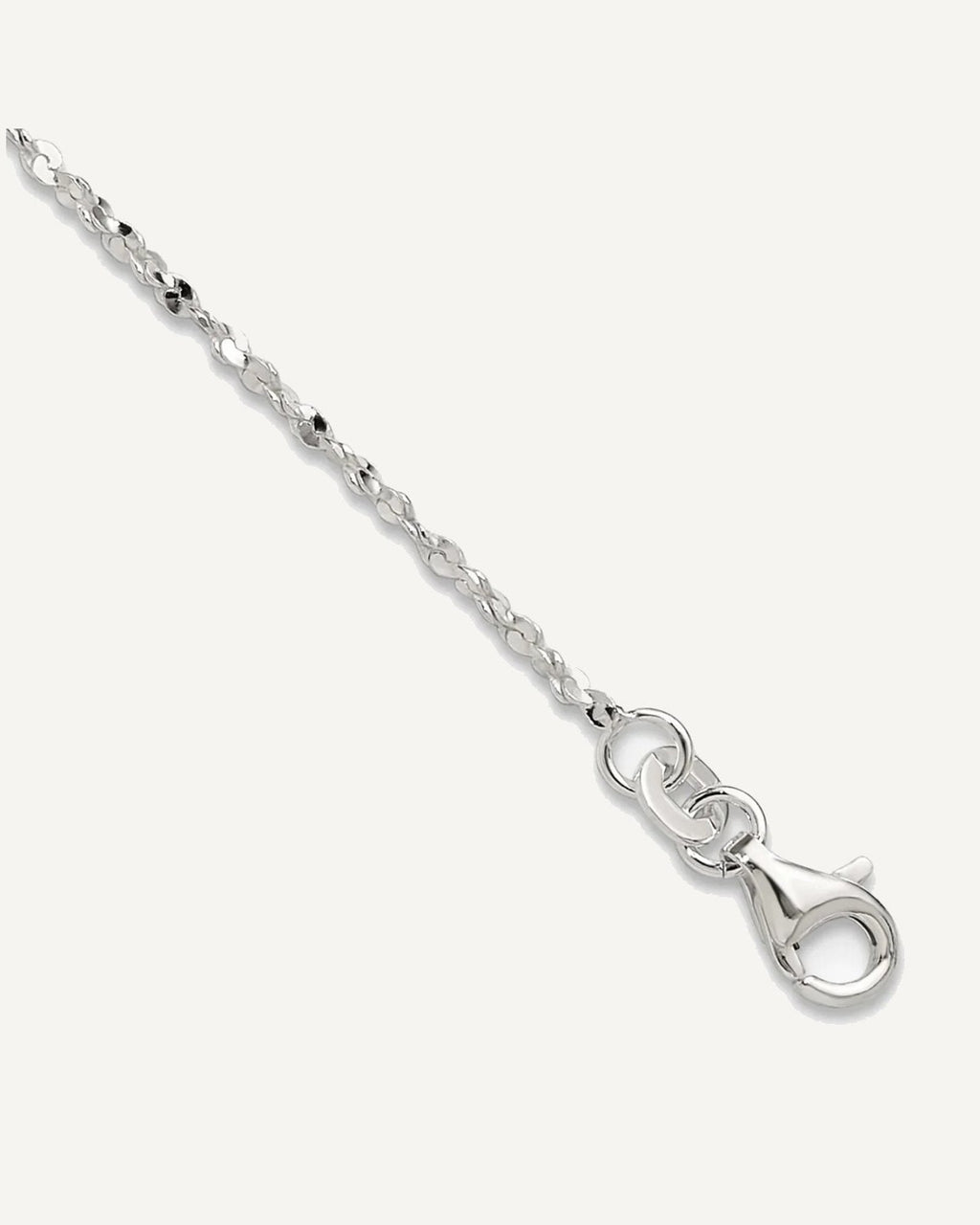 Sterling Silver Twisted Serpentine Chain 9 inch Plus 1.5 inch Extender - Total 10.5 inch Anklet – View 1
