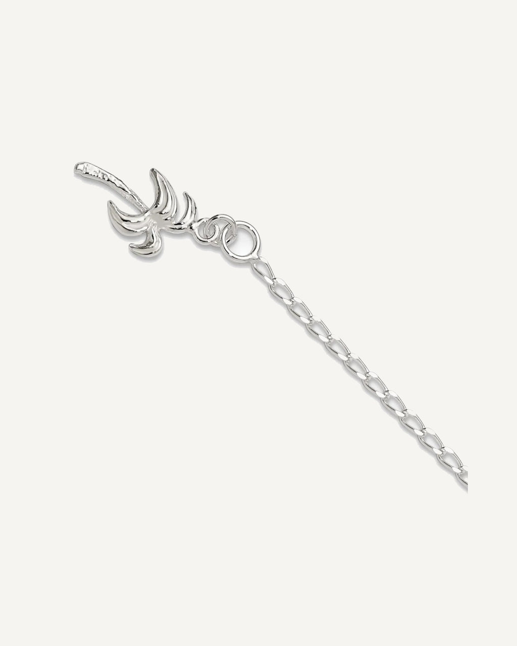Sterling Silver Palm Tree Anklet – View 1