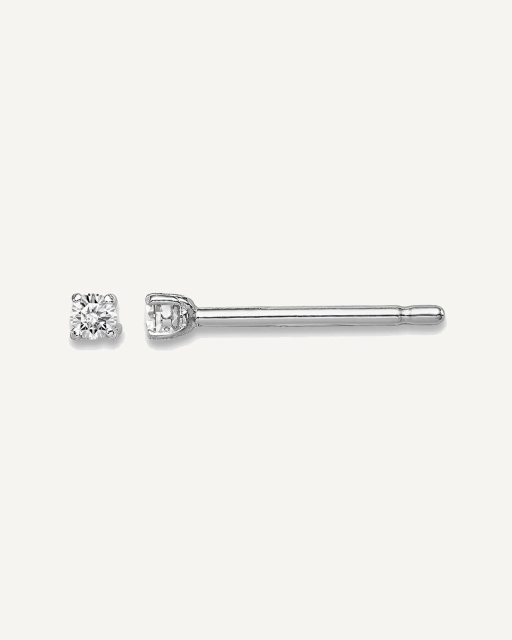 Sterling Silver Rhodium-plated Madi K ®  CZ Stud Earrings – View 10