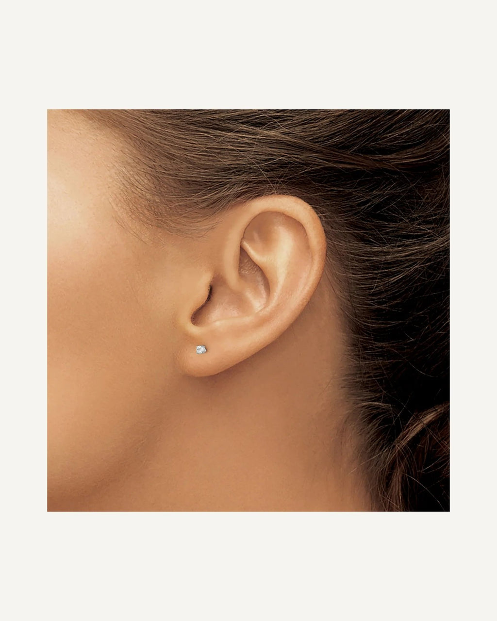 Sterling Silver Rhodium-plated Madi K ®  CZ Stud Earrings – View 16