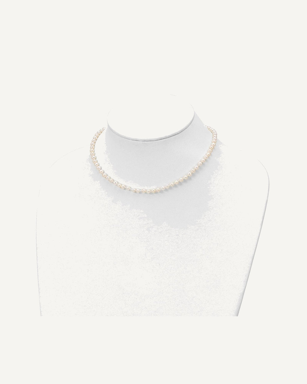 Sterling Silver Rhodium-plated 4-5mm White Semi-Round Freshwater Cultured Pearl 14 inch Necklace, 5 inch Bracelet and Post Earrings Set – View 5
