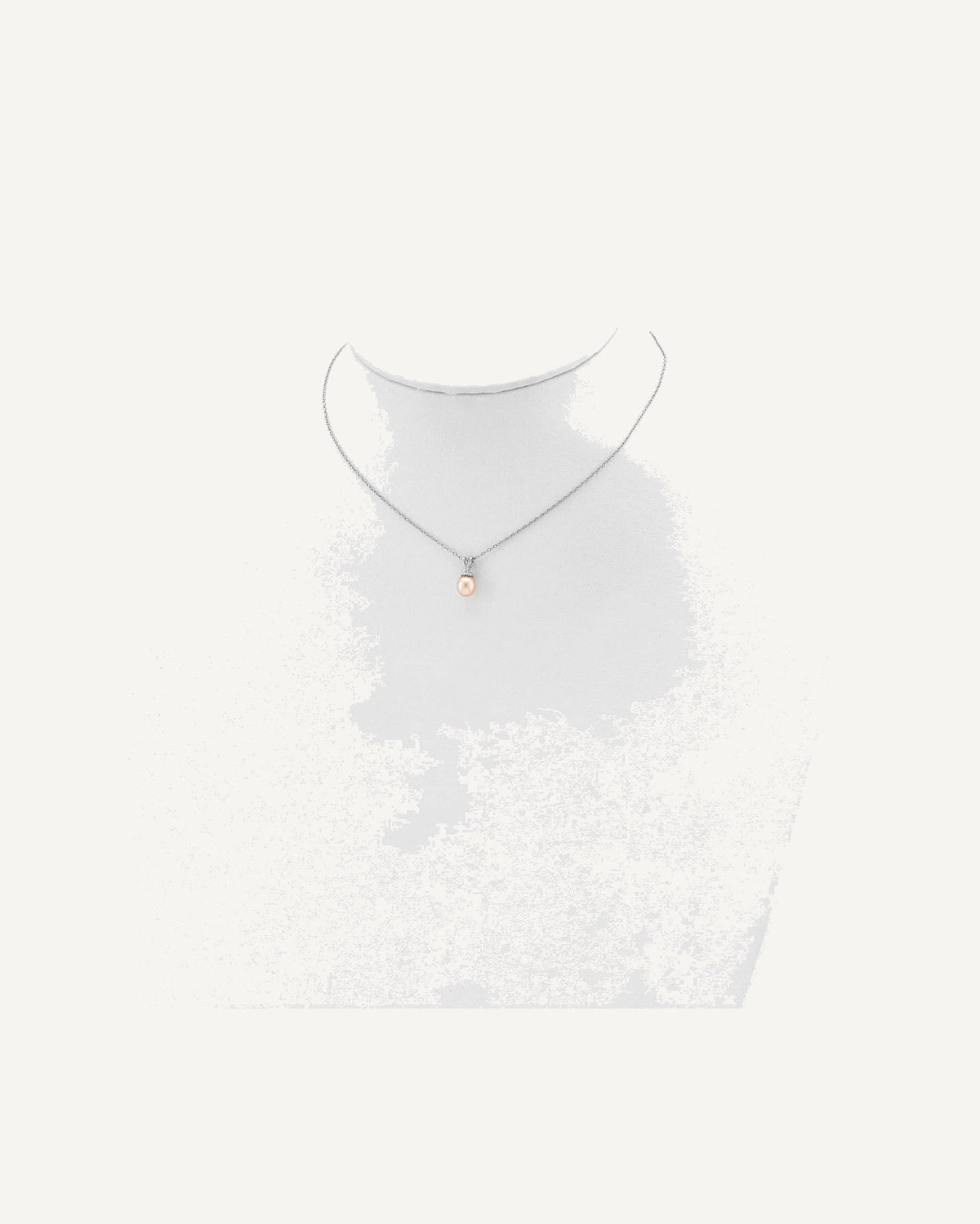 Sterling Silver Pearl Children's Necklace – View 4