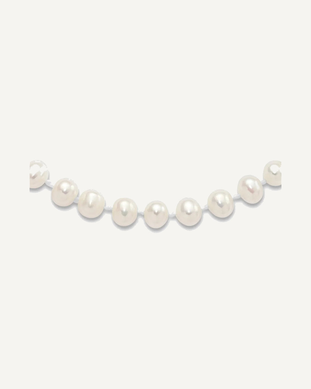 Sterling Silver Madi K Rhodium-plated 5-6mm White Semi-Round Freshwater Cultured Pearl 14 Inch with 2 Inch Extension Necklace – View 1