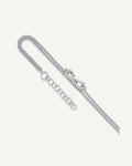 Leslie's Sterling Silver Rhodium-plated Infinity 2-Strand 9 inch Plus 1 inch Extender - Total 10 inch Anklet – View 1