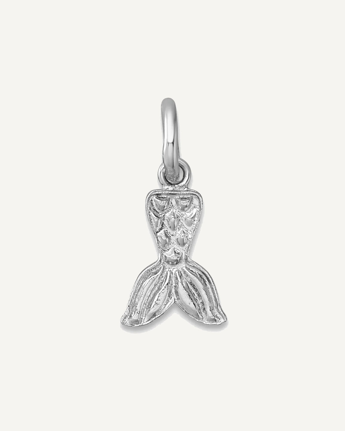 Sterling Silver Madi K Rhodium-plated Enameled Multi-color Mermaid Tail Pendant – View 3