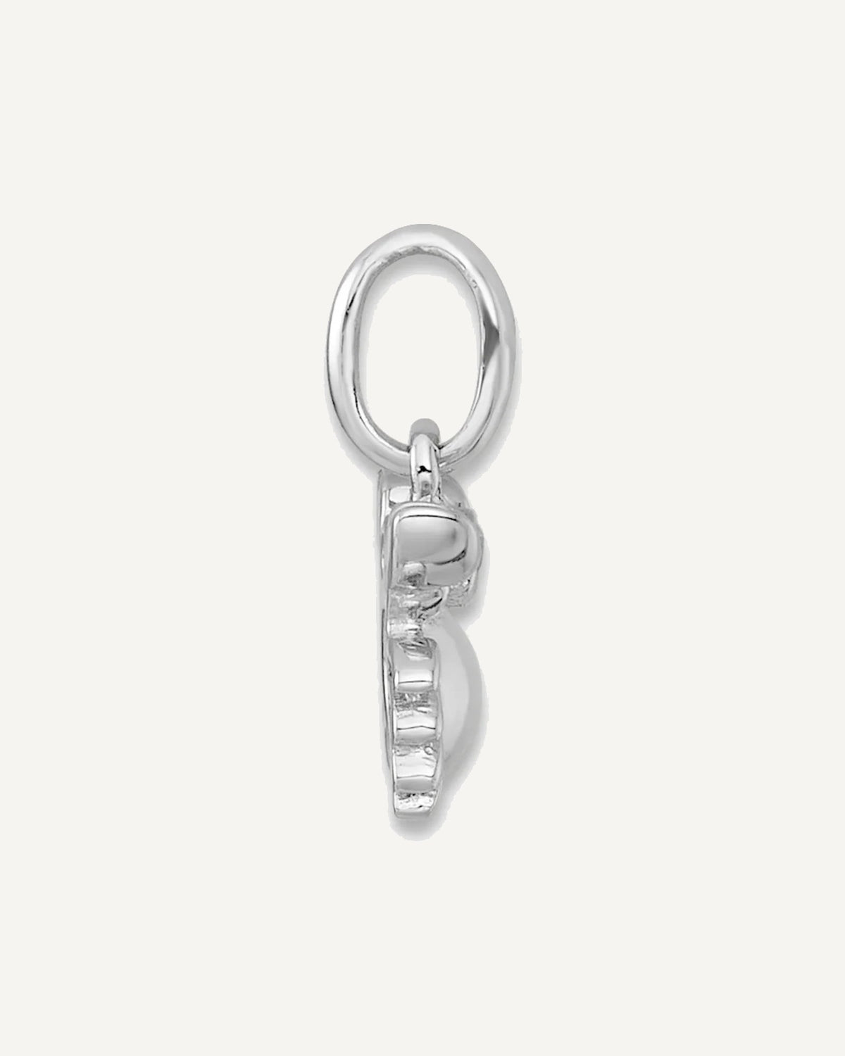 Sterling Silver Rhodium-plated Polished Crab with Black Enamel and CZ Eyes Petite Pendant – View 2