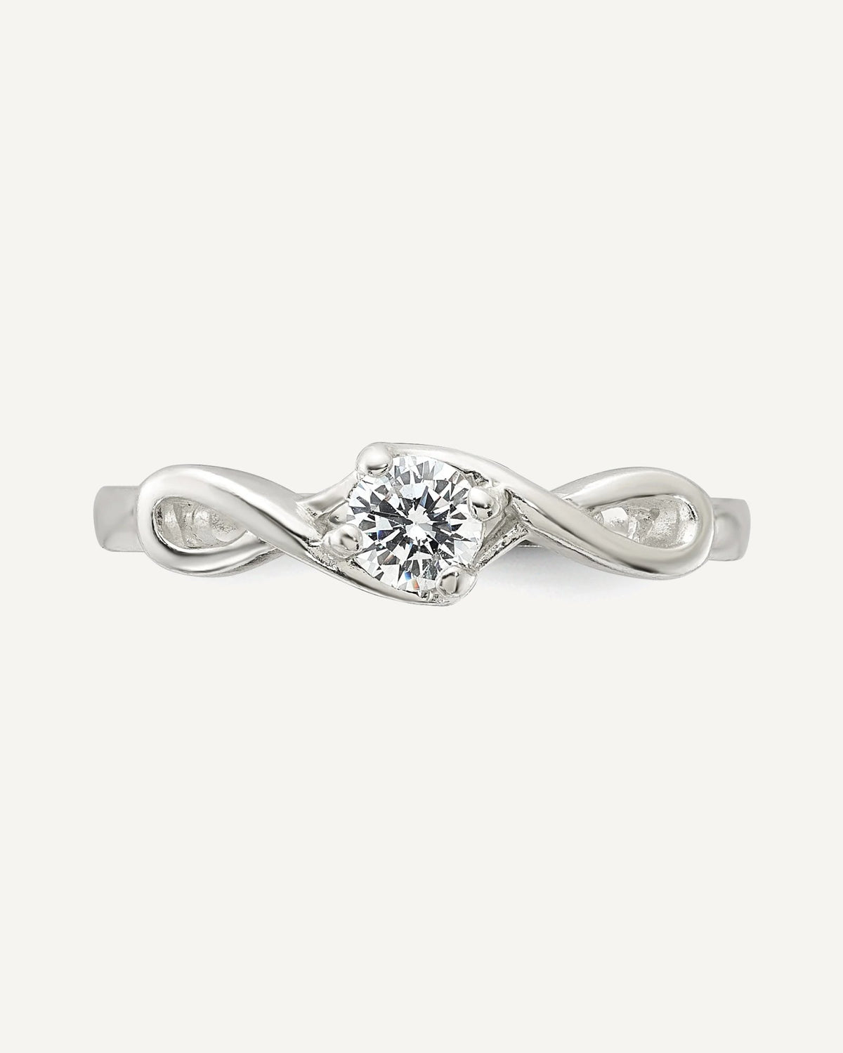 Sterling Silver CZ Ring – View 5