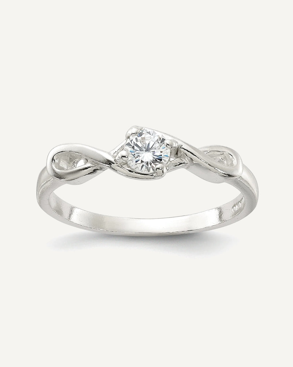 Sterling Silver CZ Ring – View 1