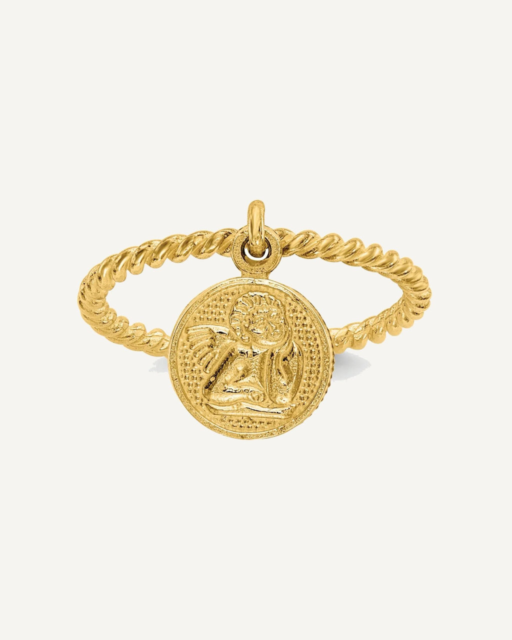 Gold Polished Children's Rings – View 1