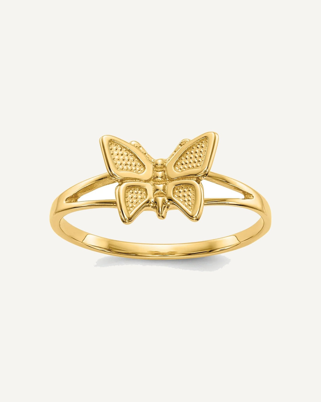 Gold Polished Children's Rings – View 6