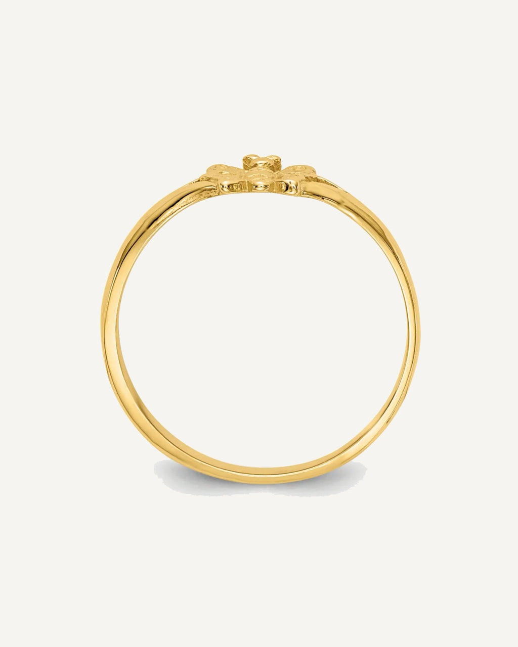 Gold Polished Children's Rings – View 2