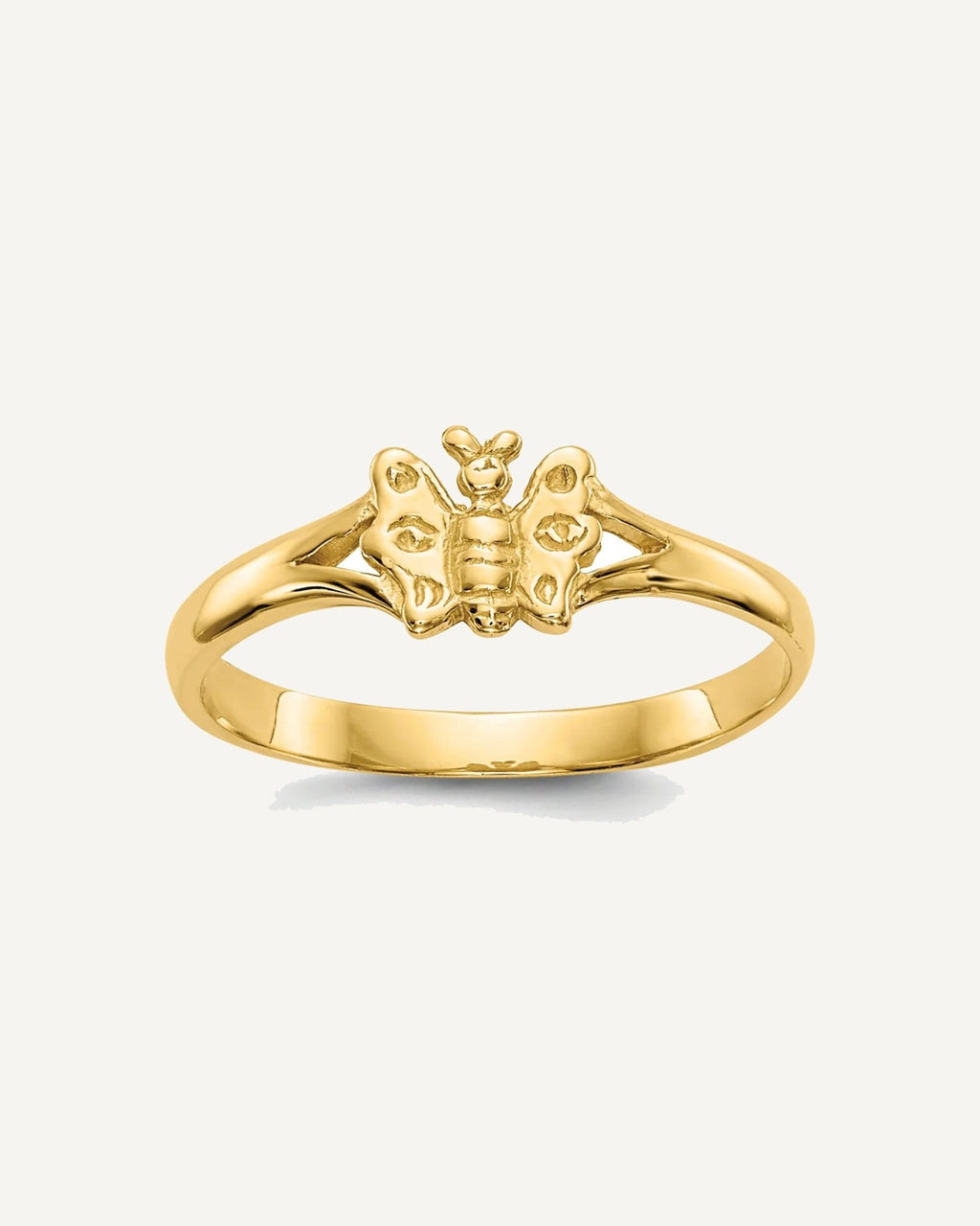 Gold Polished Children's Rings – View 1