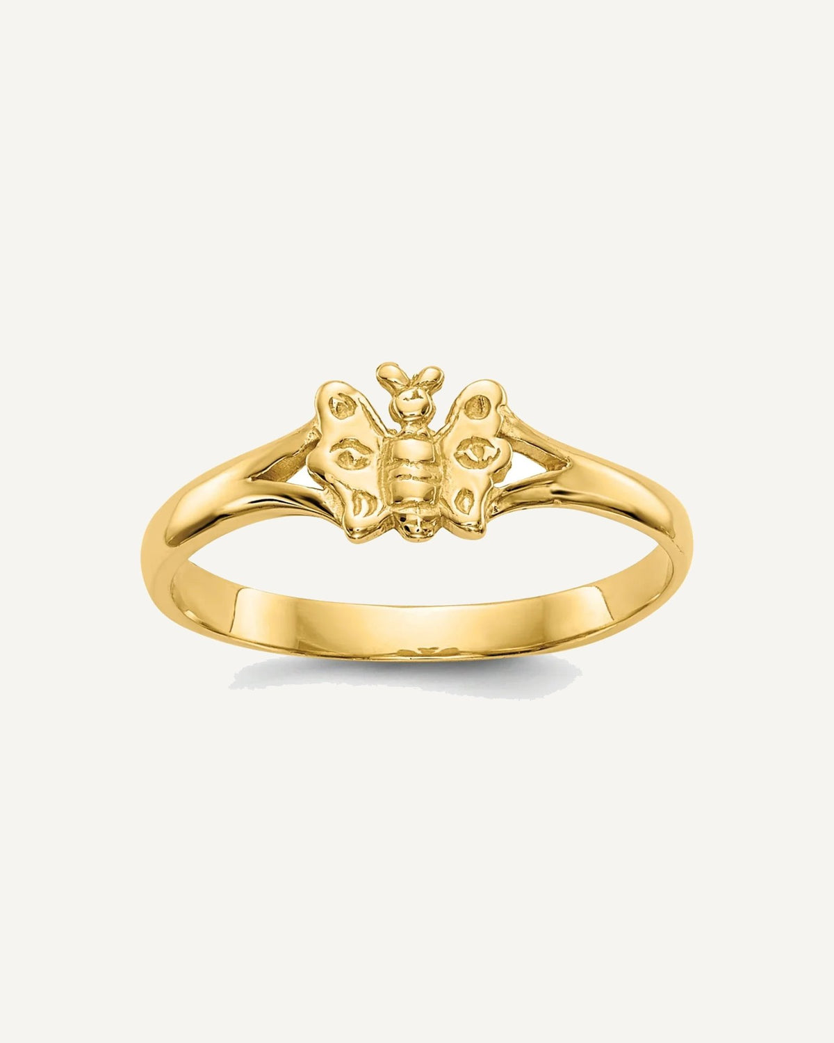 Gold Polished Children's Rings – View 1