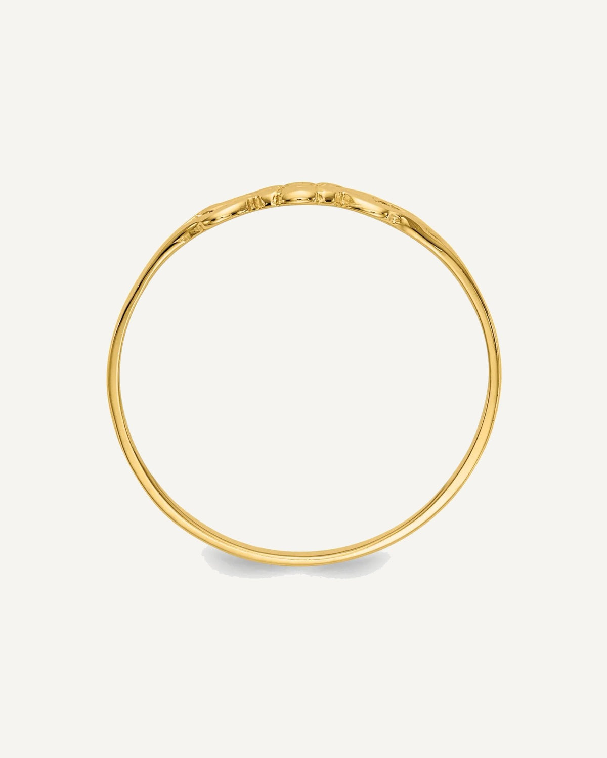 Gold Polished Children's Rings – View 2