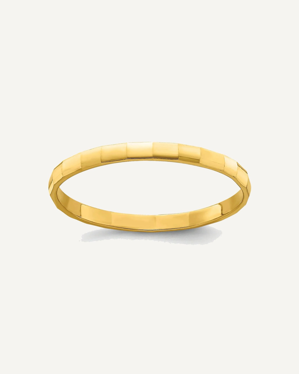 Gold Polished Childrens Rings – View 1