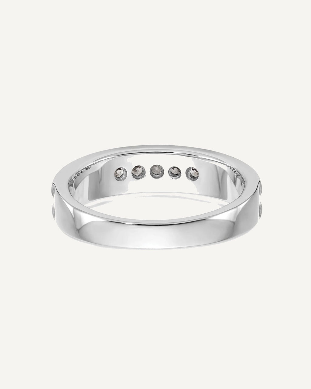 Men's Diamond Channel Bands – View 6