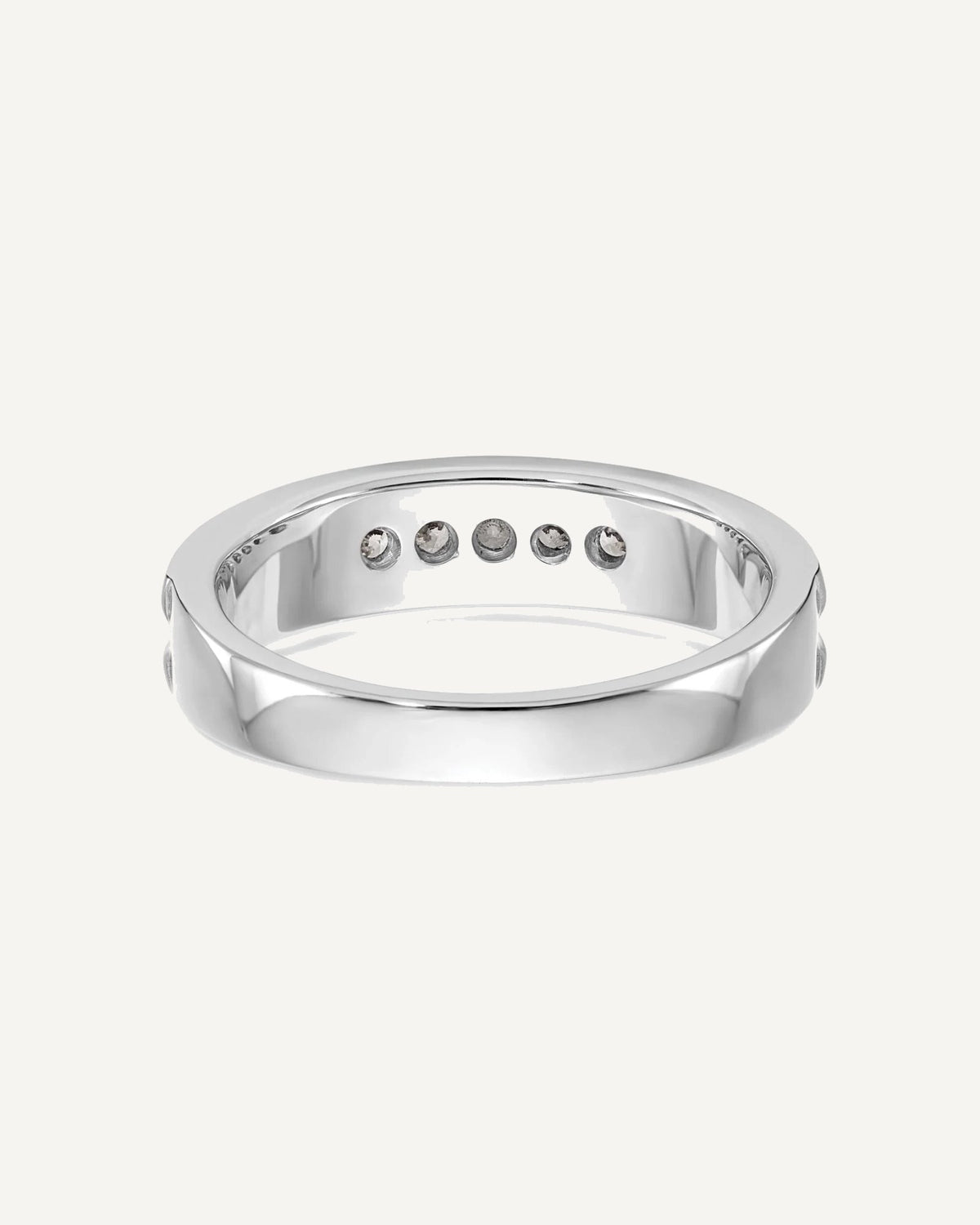 Men's Diamond Channel Bands – View 6