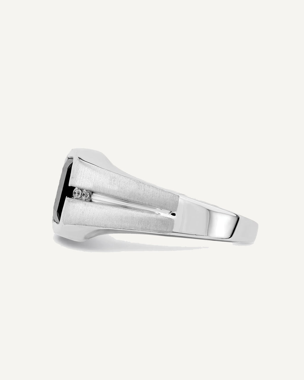 Men's Onyx & Diamond Rings – View 4