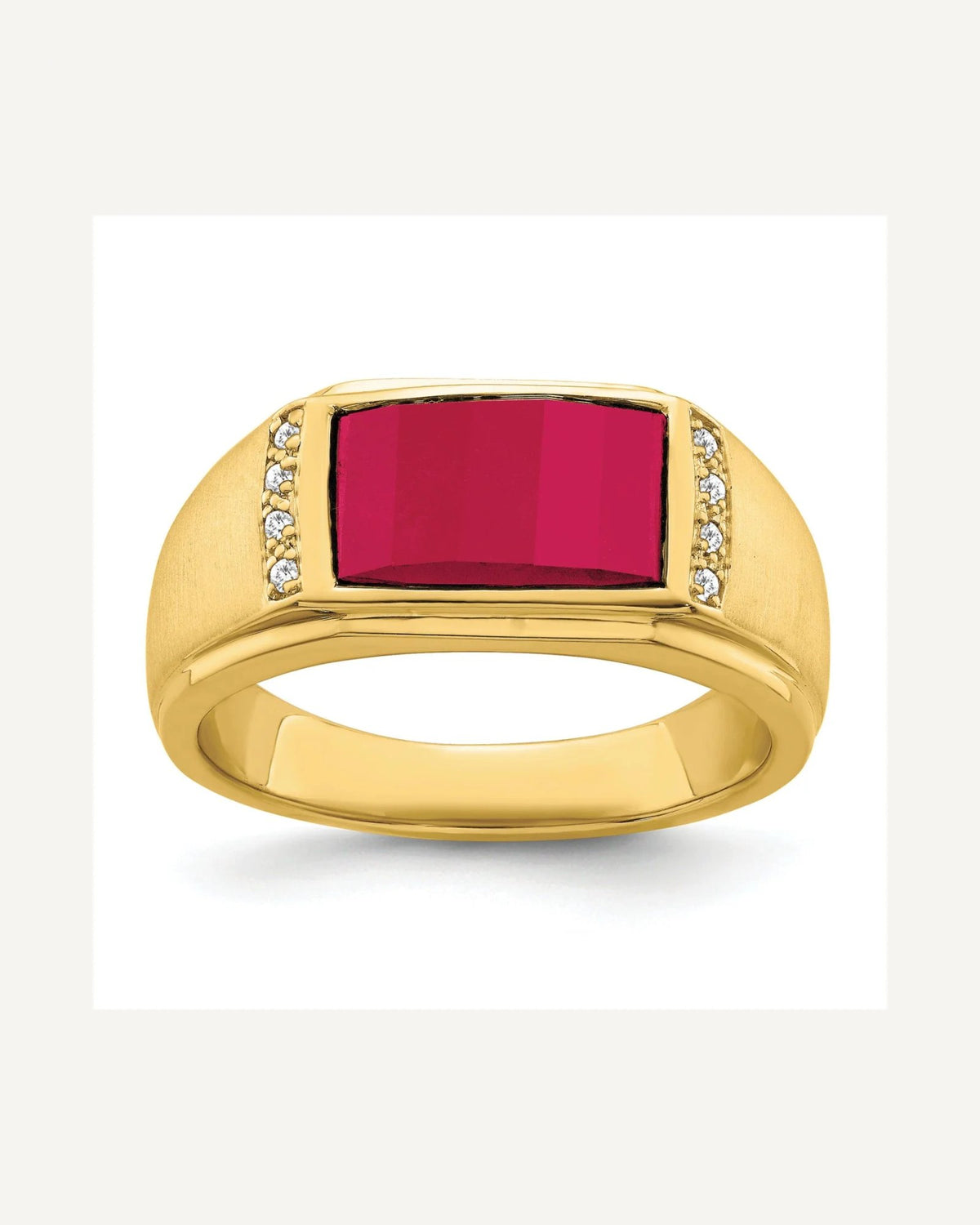 Men's Gemstone and Diamond Rings – View 1