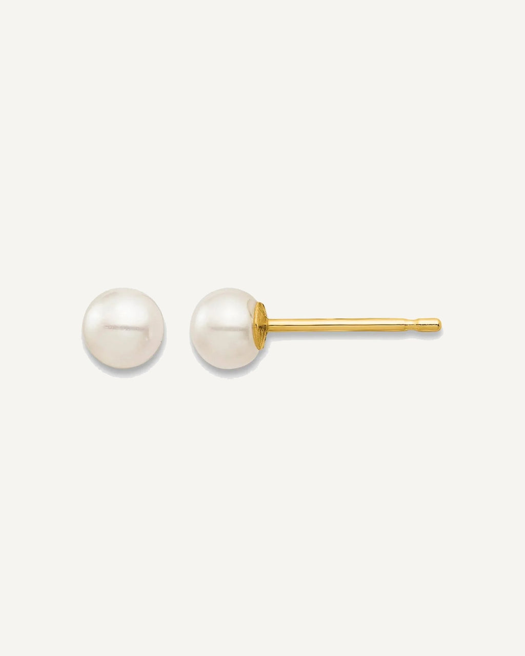 Madi K® Gold FWC Pearl Post Earrings – View 1