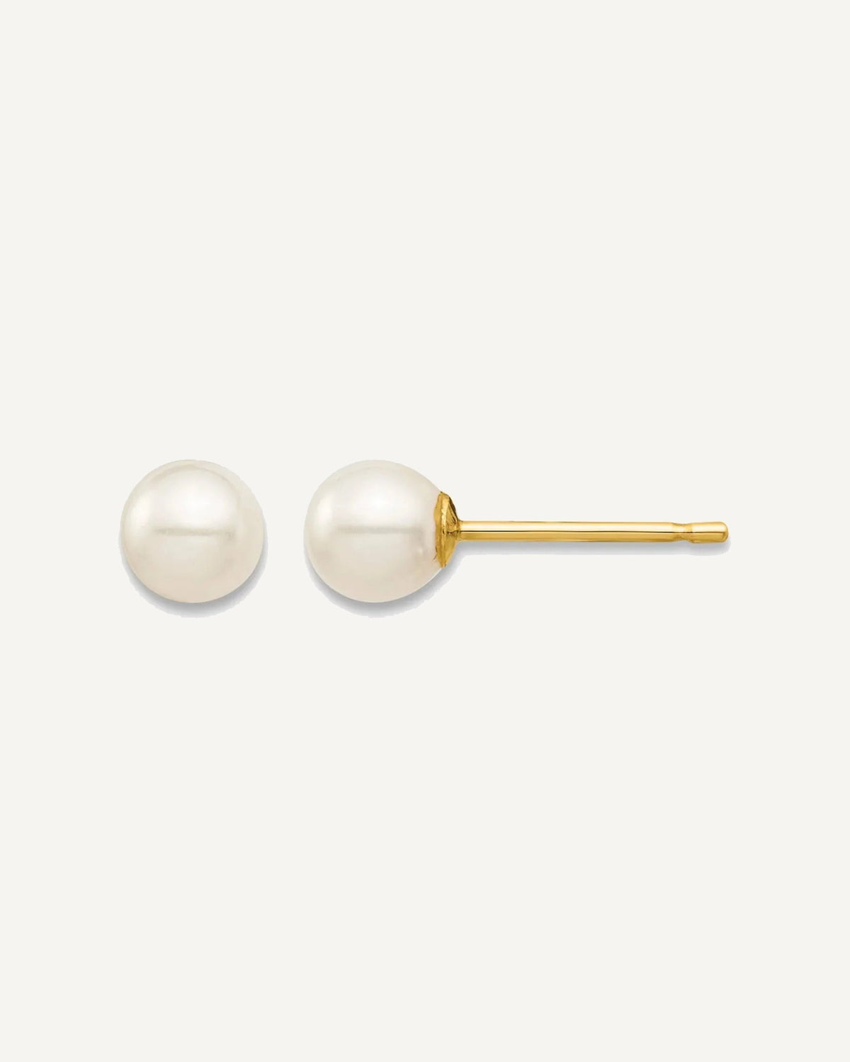 Madi K® Gold FWC Pearl Post Earrings – View 5