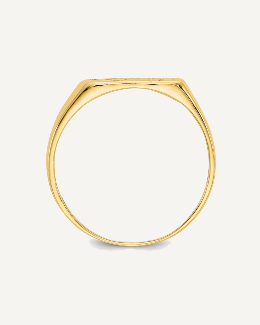 14k Madi K BABY Script Size 2 Ring – View 2