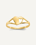 14k Madi K Heart Size 2 Ring – View 1