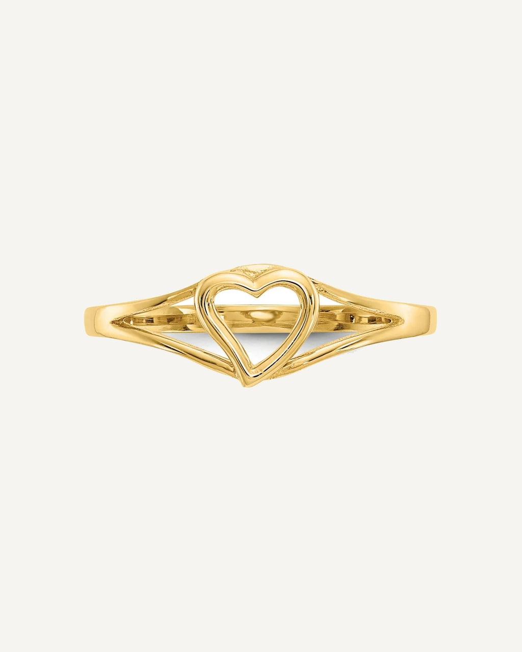 14k Madi K Heart Size 2 Ring – View 4
