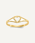 14k Madi K Heart Size 2 Ring – View 1