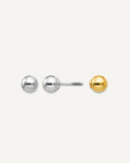 Madi K® Double Ball Post Earrings – View 1