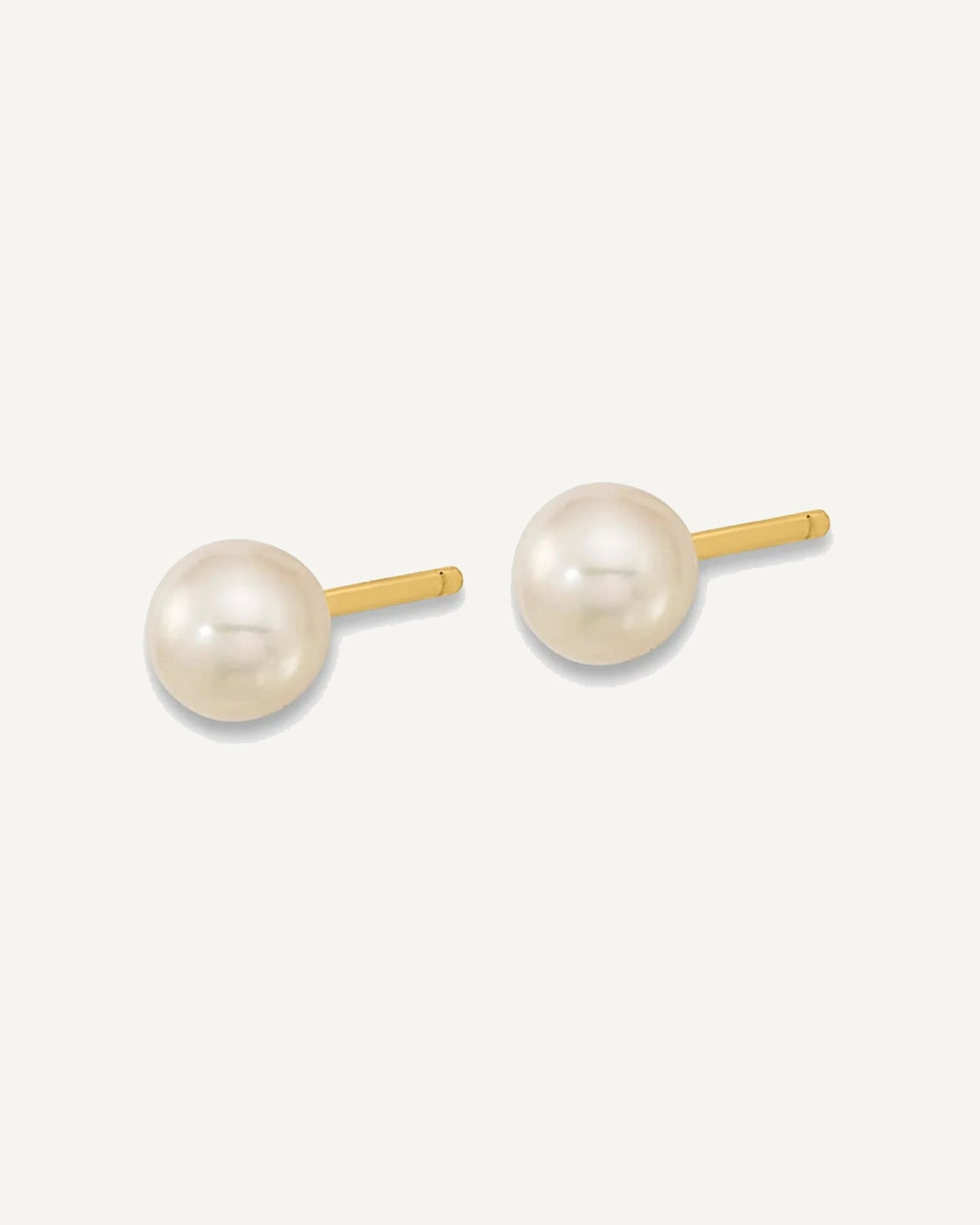14k Madi K 4mm Ball / 4mm CZ / 3-4mm White Round Freshwater Cultured Pearl 3-Pair Post Earring Set – View 2