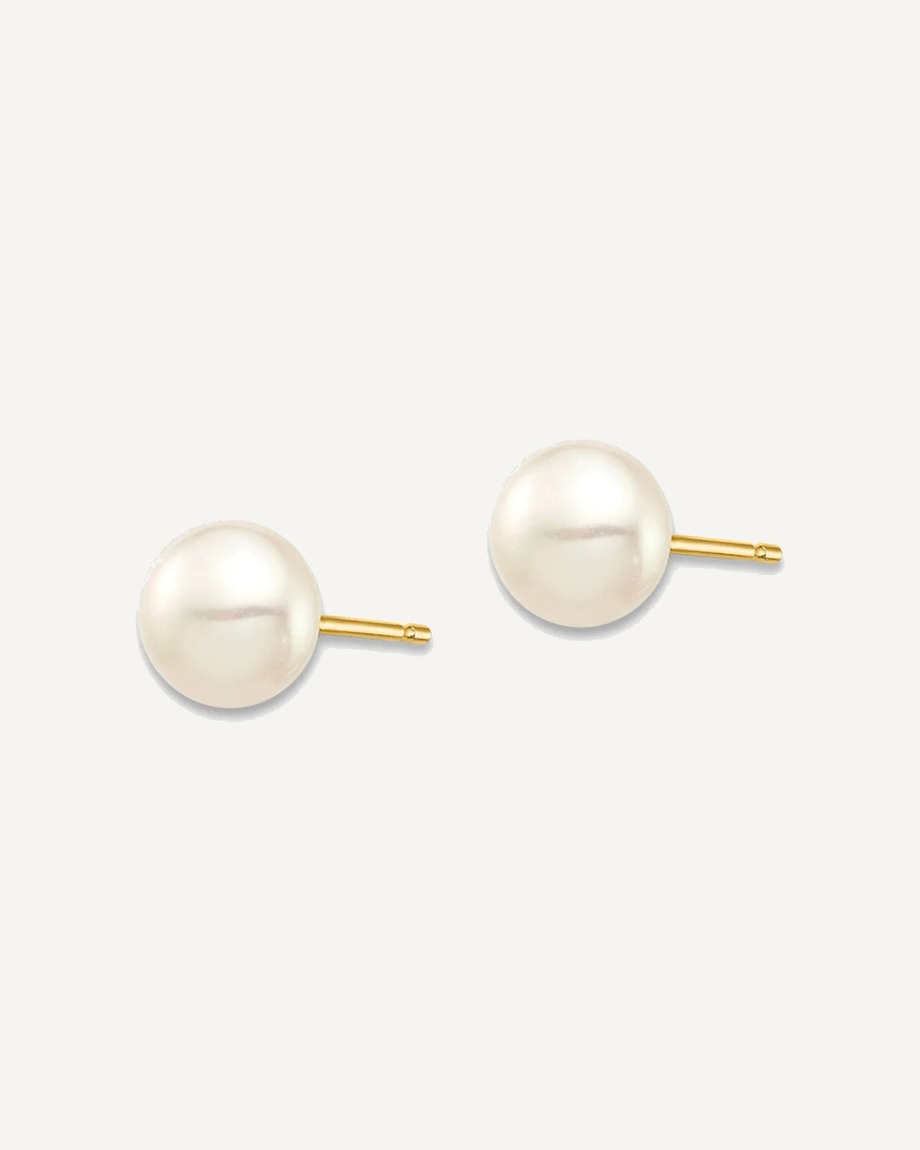 Madi K® Gold FWC Button Pearl Post Earrings – View 7