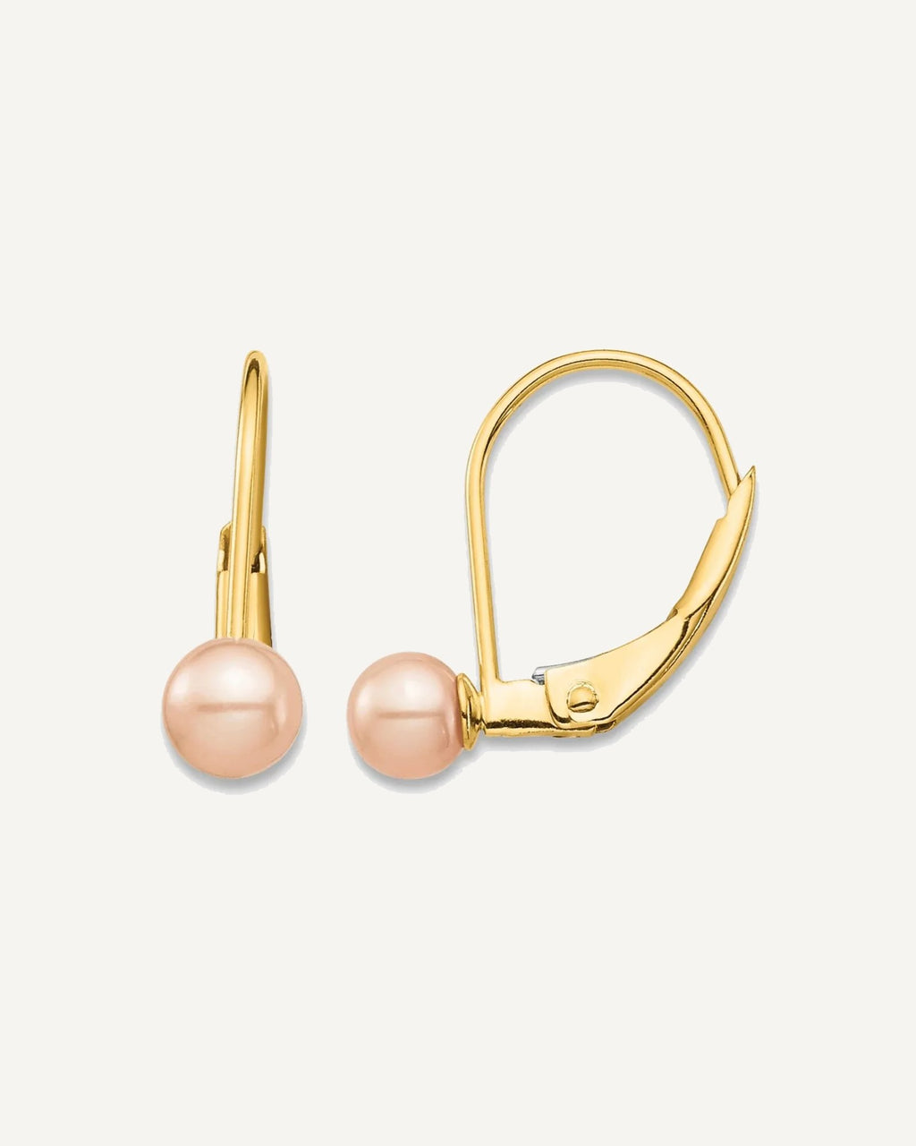 Madi K® Gold FWC Pearl Leverback Earrings – View 10
