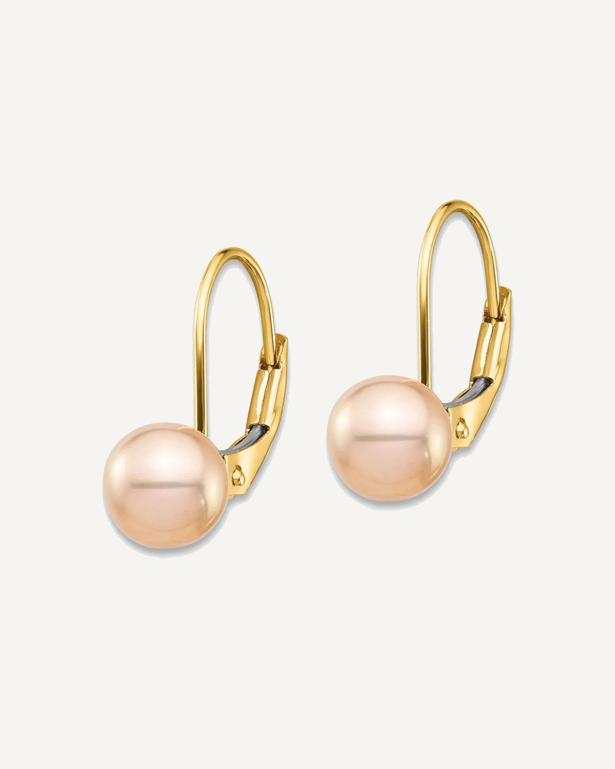 Madi K® Gold FWC Pearl Leverback Earrings – View 15