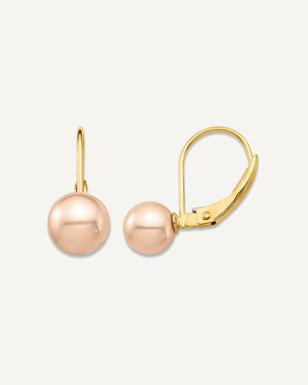 Madi K® Gold FWC Pearl Leverback Earrings – View 14
