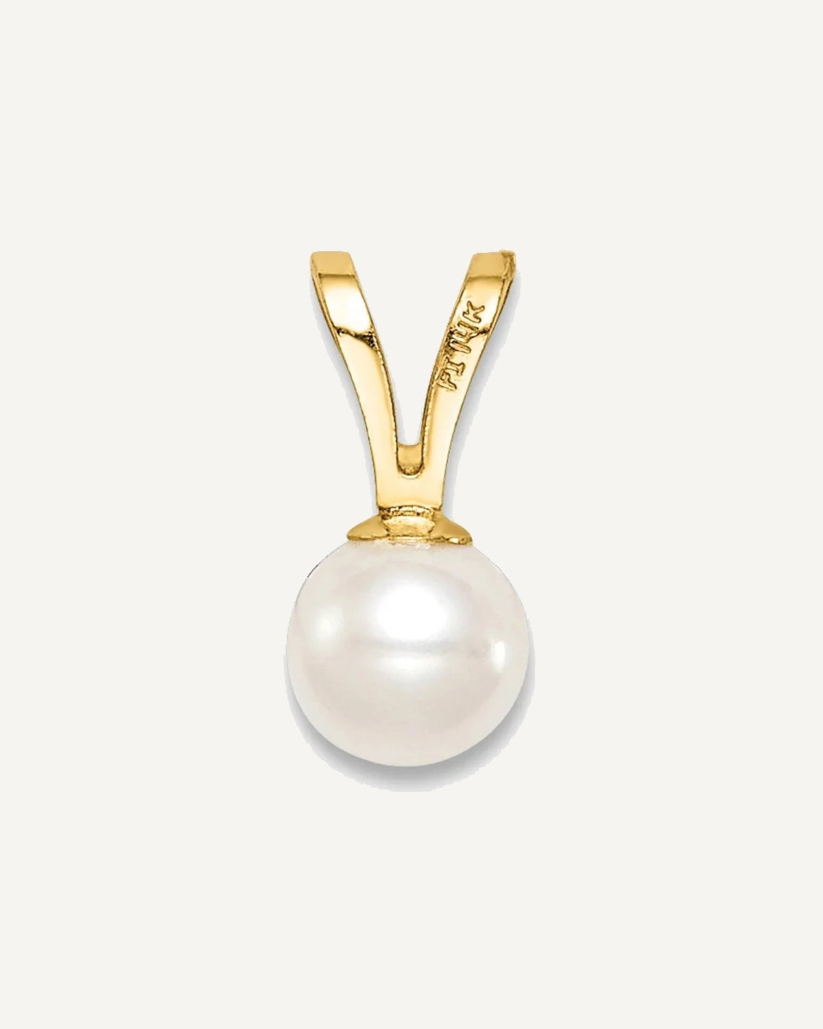 Gold Childrens Pearl Pendants – View 3