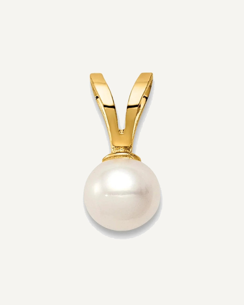 Gold Childrens Pearl Pendants – View 1