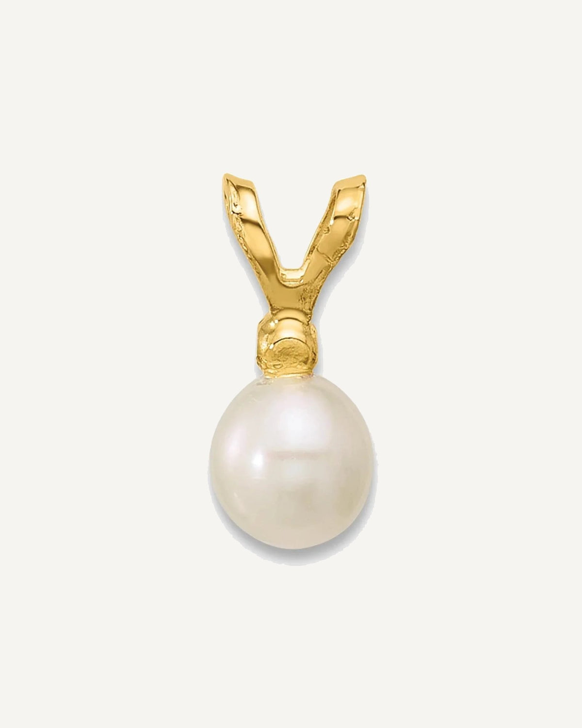 Gold Childrens Pearl Pendants – View 3