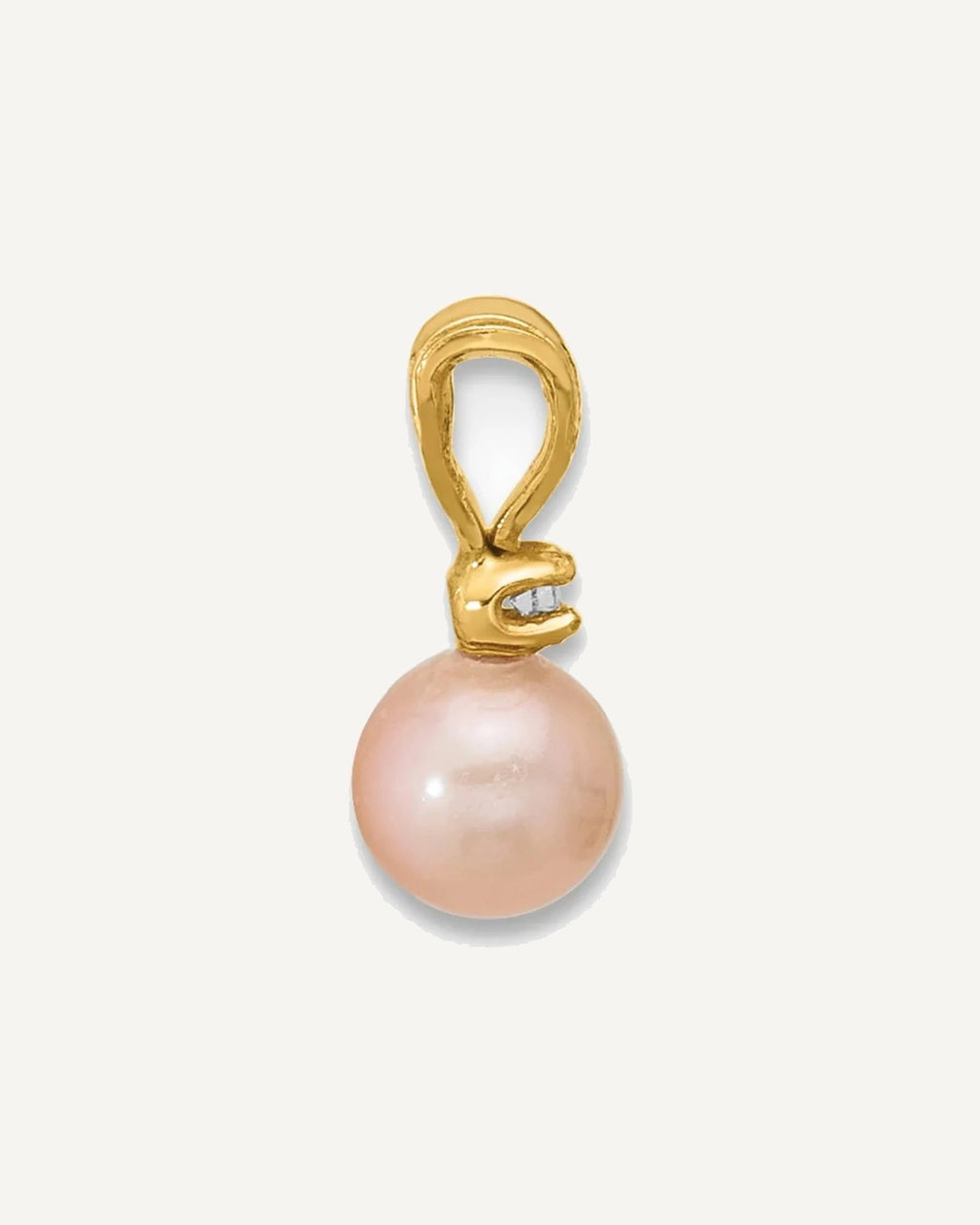 Gold Childrens Pearl Pendants – View 7