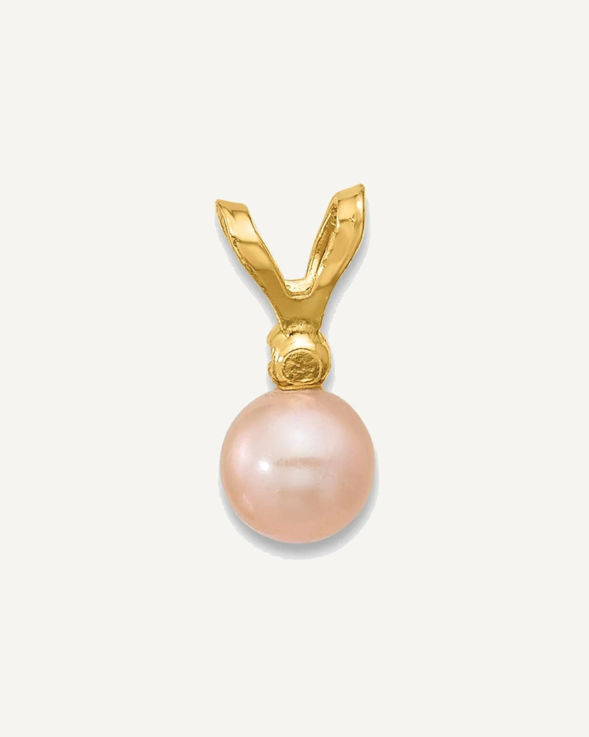 Gold Childrens Pearl Pendants – View 9